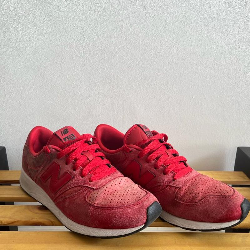 Tenis new hot sale balance 420 vermelho