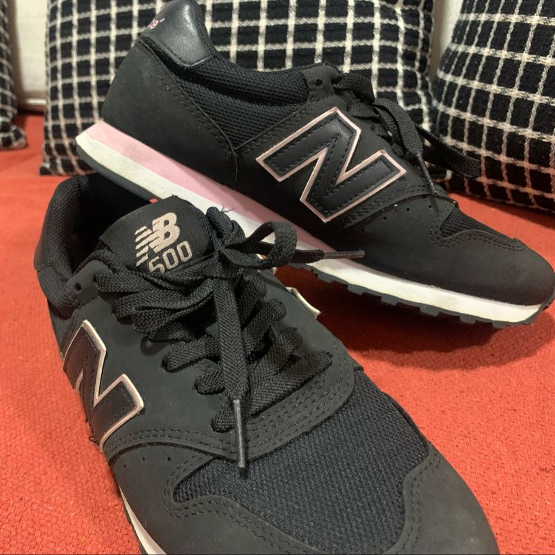 New balance 500 feminino cinza hot sale e rosa