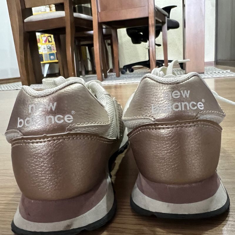 Tenis New Balance 500 Rose Gold New Balance Usado 93569950 enjoei