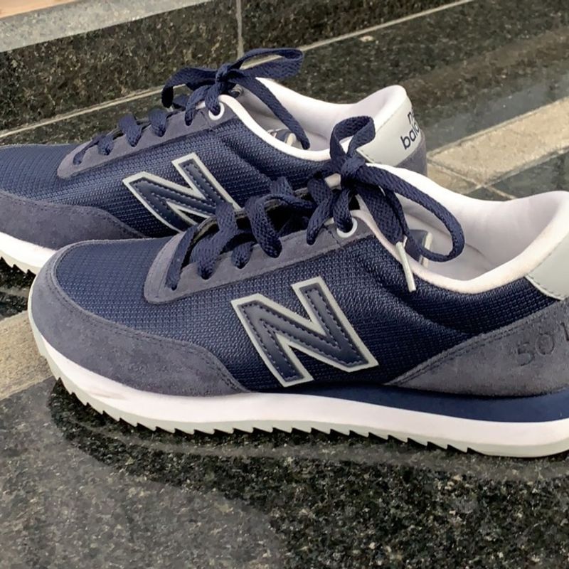 New balance hot sale 501 azul marinho