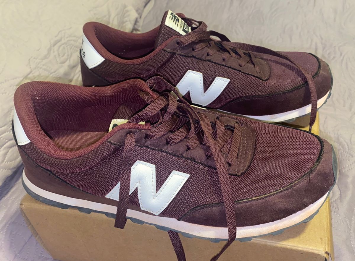 tenis new balance 501 masculino caramelo