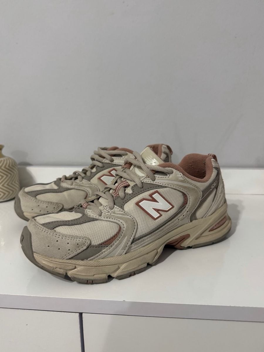 Tênis New Balance 530 Bege 35 | Tênis Feminino New Balance Usado ...