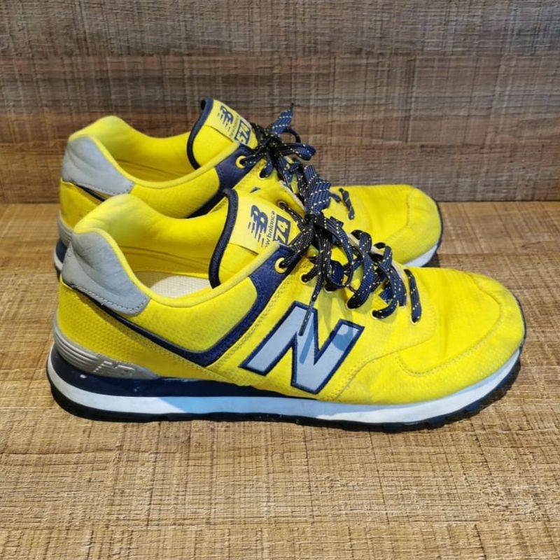 New balance best sale amarelo masculino