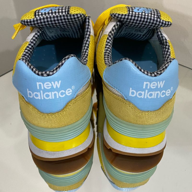 Pack Nb 574 Cyan Tênis New Balance 574 Amarelo Tênis Feminino New