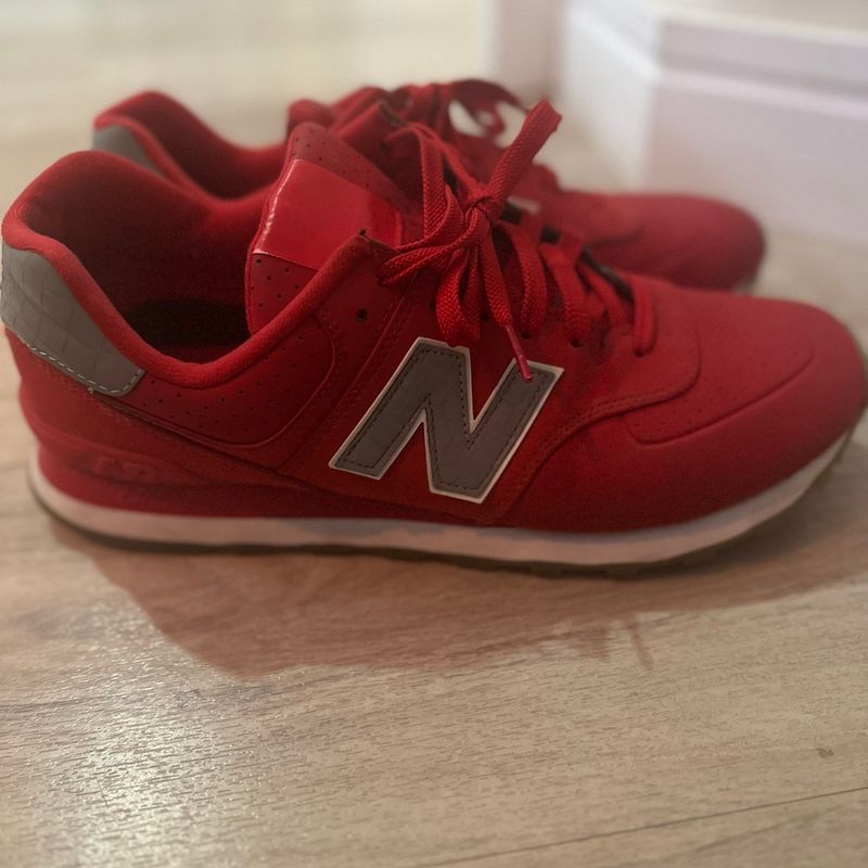 Tenis nb hot sale vermelho