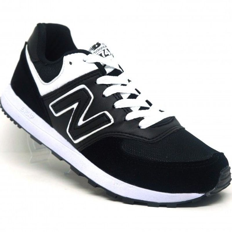 New balance 574 cinza best sale e branco