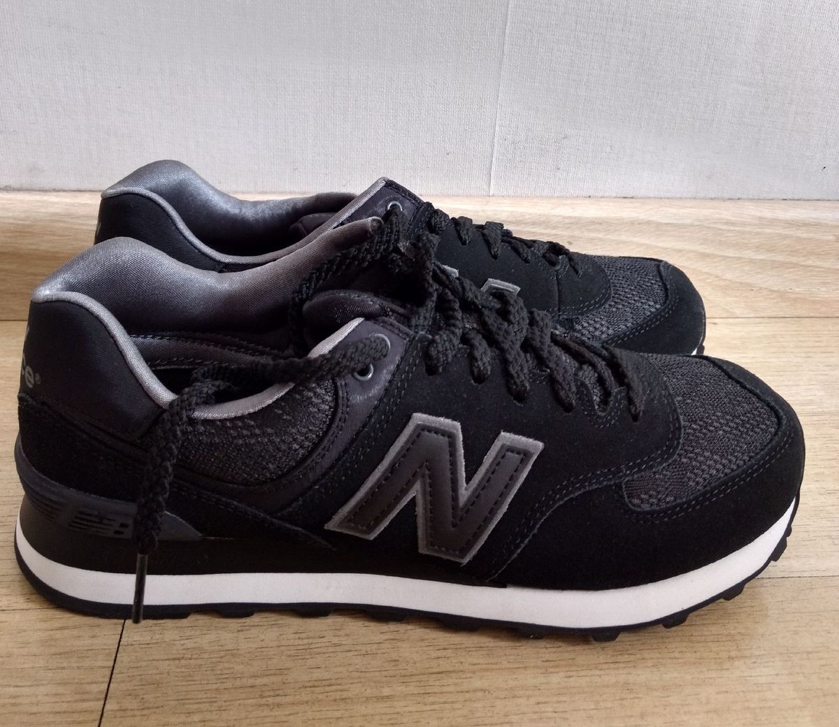 new balance 574 preto feminino