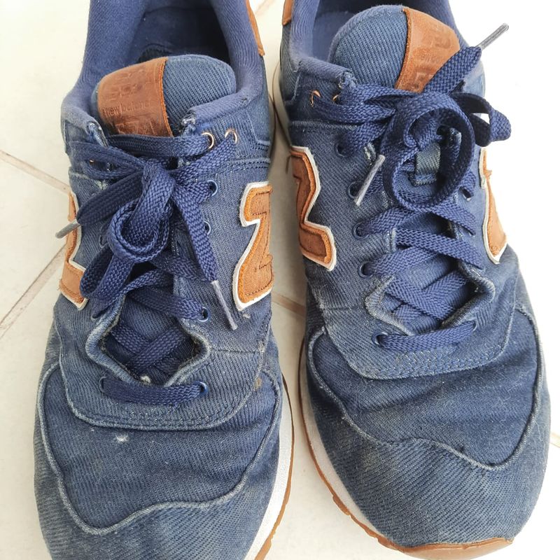 New balance 574 outlet jeans masculino