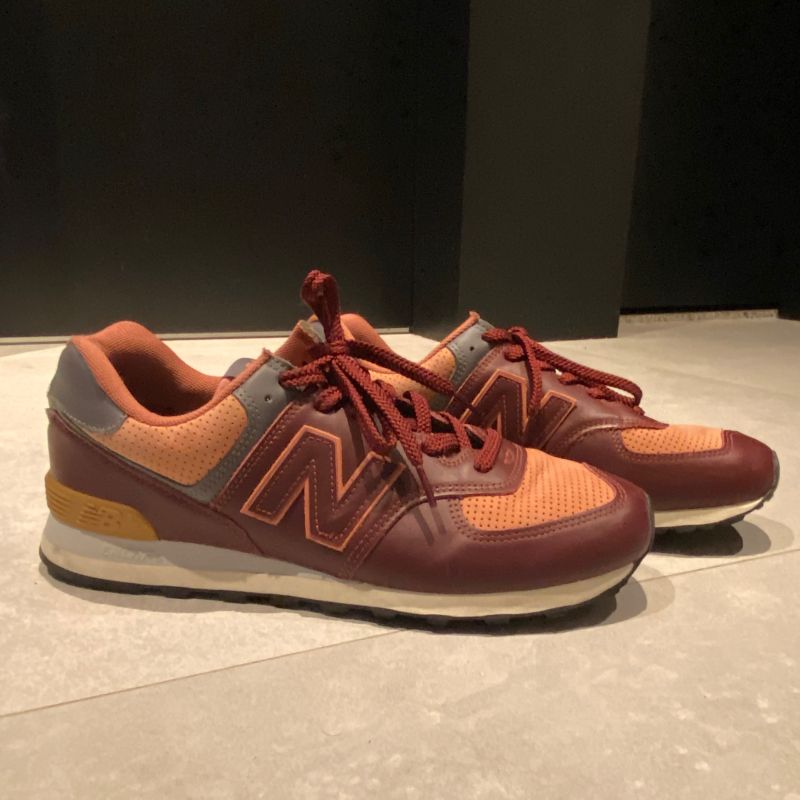 New balance best sale 574 vinho masculino