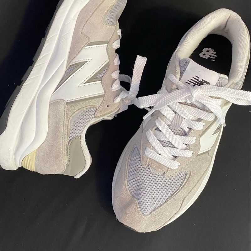Tênis New Balance 5740 Cinza e Branco Tênis Masculino New