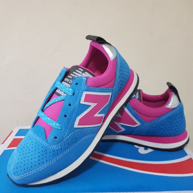 New balance 600c azul e clearance rosa