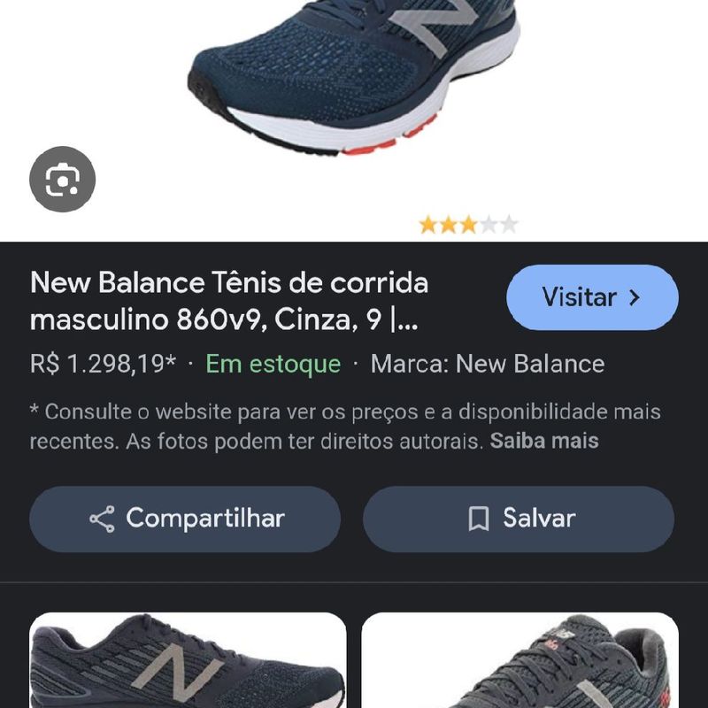 Tenis New Balance 860v9 Kids Original New Balance Nunca Usado 110269551 enjoei