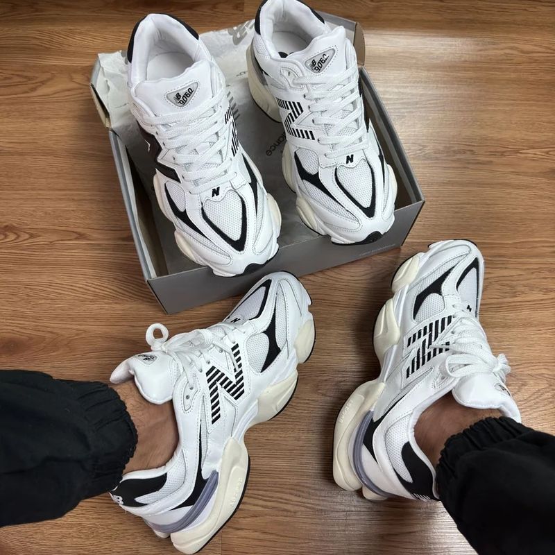 Tênis New Balance 9060 Branco Preto [36] New Balance Nunca Usado