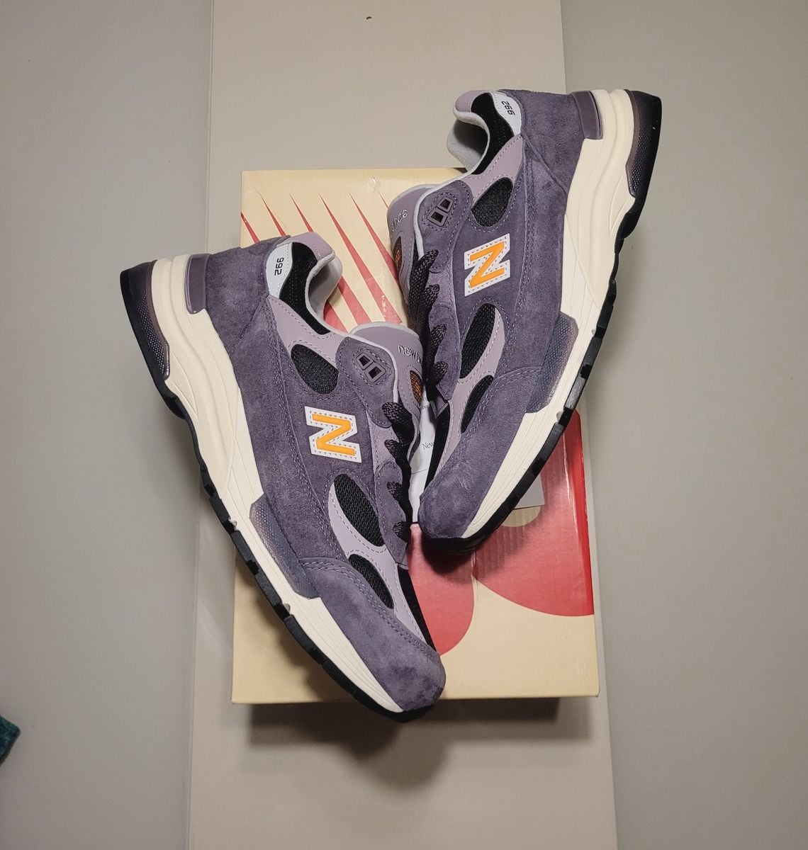 Tênis New Balance 992 Roxo | Tênis Masculino New Balance Nunca Usado ...