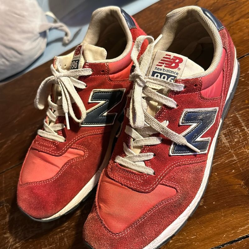 New balance 996 vermelho sale
