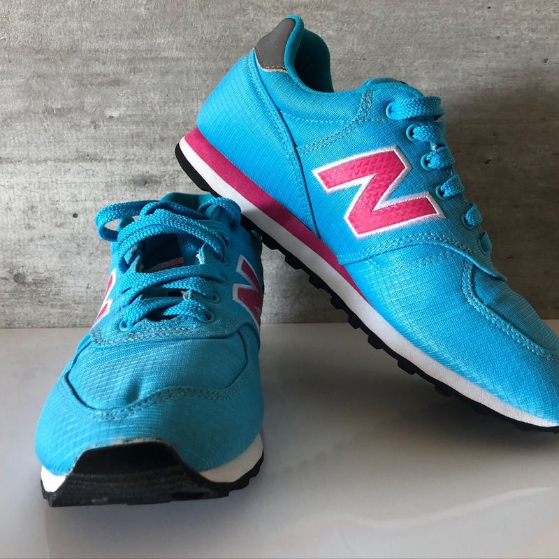 New balance azul outlet e verde