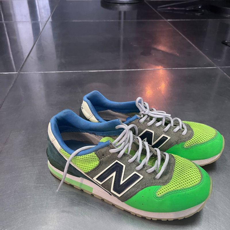 New balance verde e azul sale