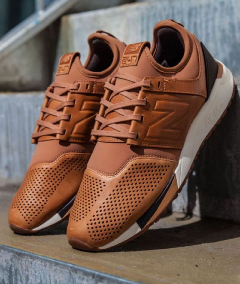 tenis new balance caramelo