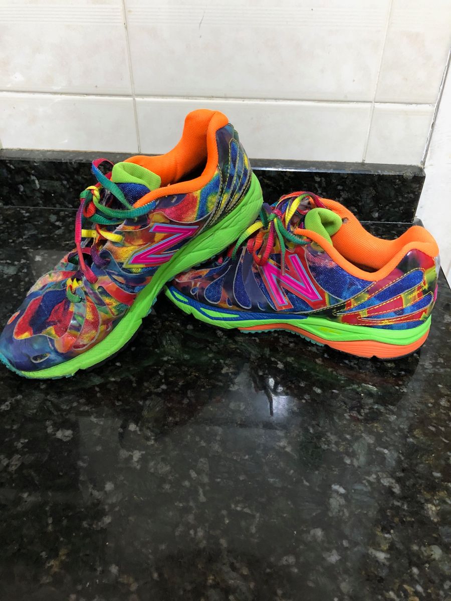 tenis new balance feminino colorido