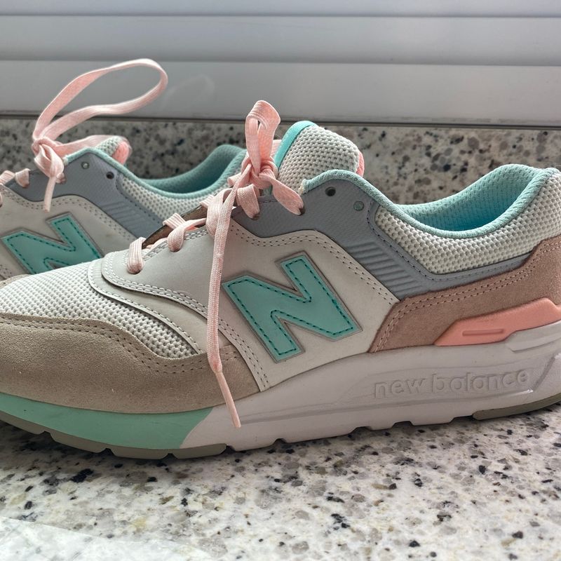 New balance verde e rosa best sale