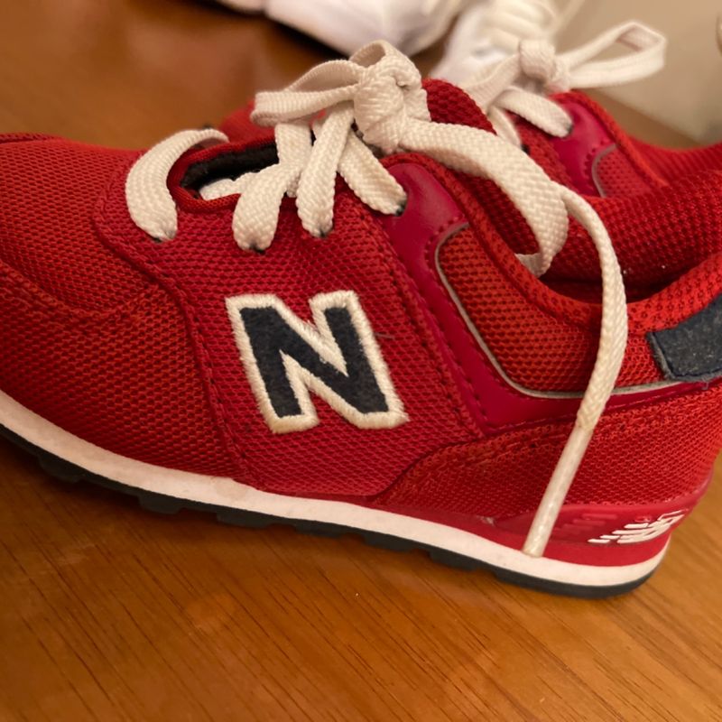 New balance outlet infantil vermelho