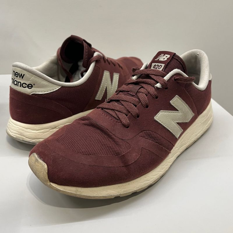 Tenis New Balance Nb 420 Vinho T nis Masculino New Balance Usado