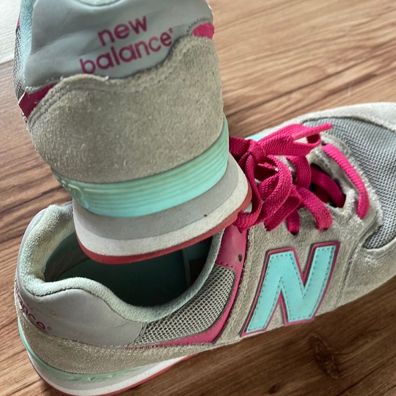 New balance 754 store rosa e cinza