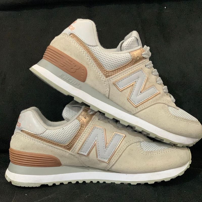 Tênis New Balance 200 Feminino Bege Tênis New Balance 327V1 Feminino