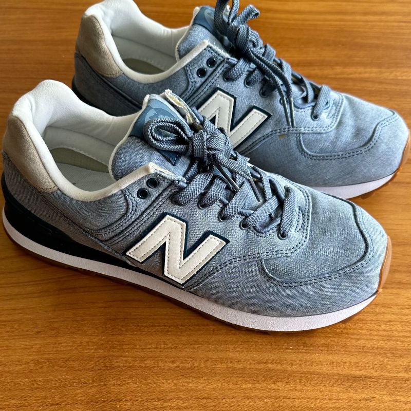 New balance shop azul jeans