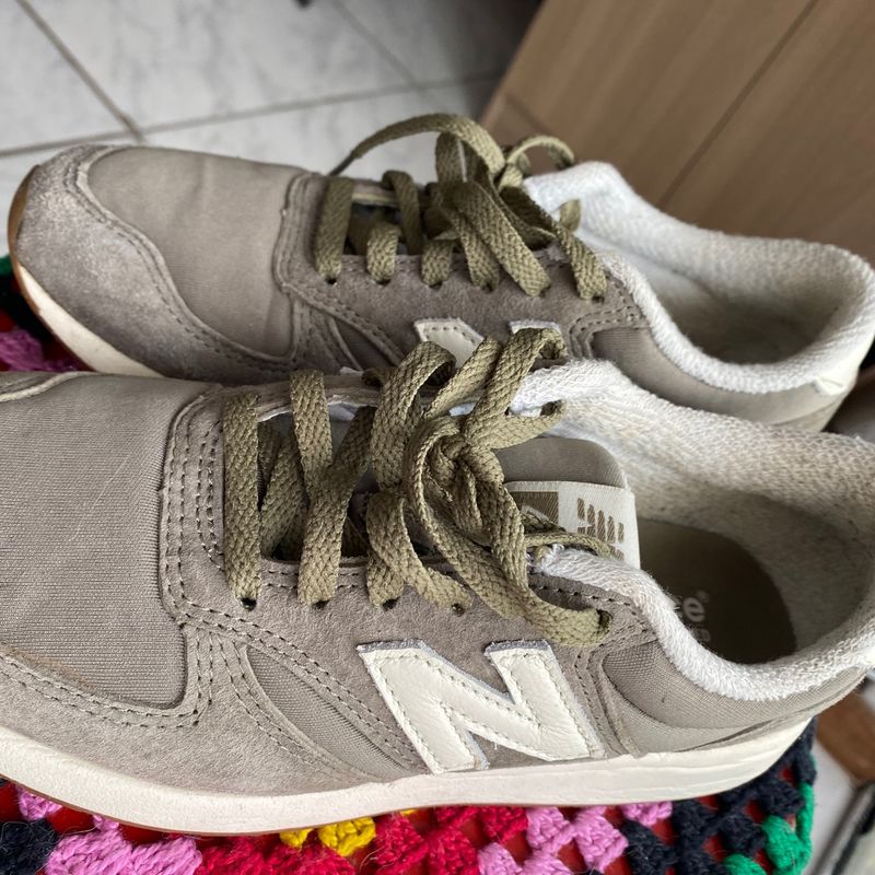 New balance store verde militar feminino