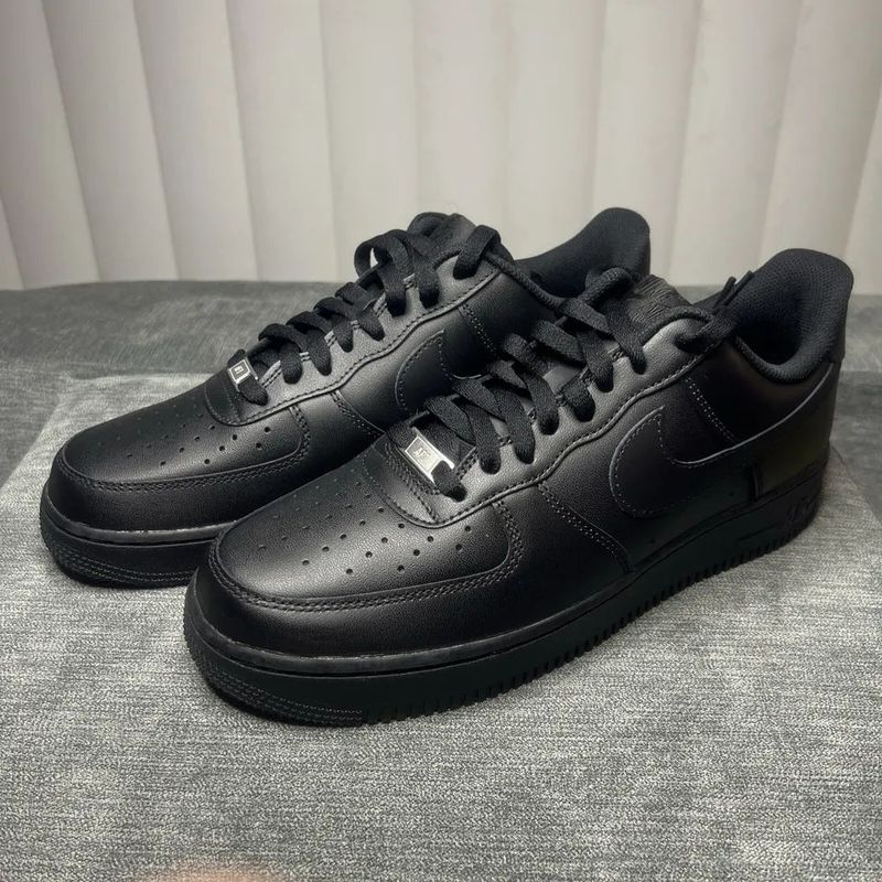 Tenis Masculino Preto TÃªnis Air Force Preto TÊNIS NIKE AIR FORCE