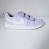 tenis nike 35 original just do it  de velcro lilas branco roxo kids infantil feminino moças meninas - menina nike