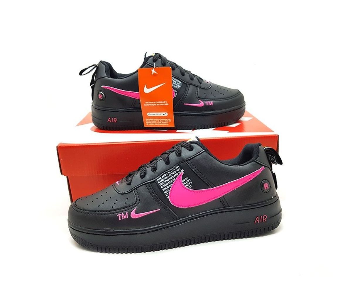 air force preto e rosa