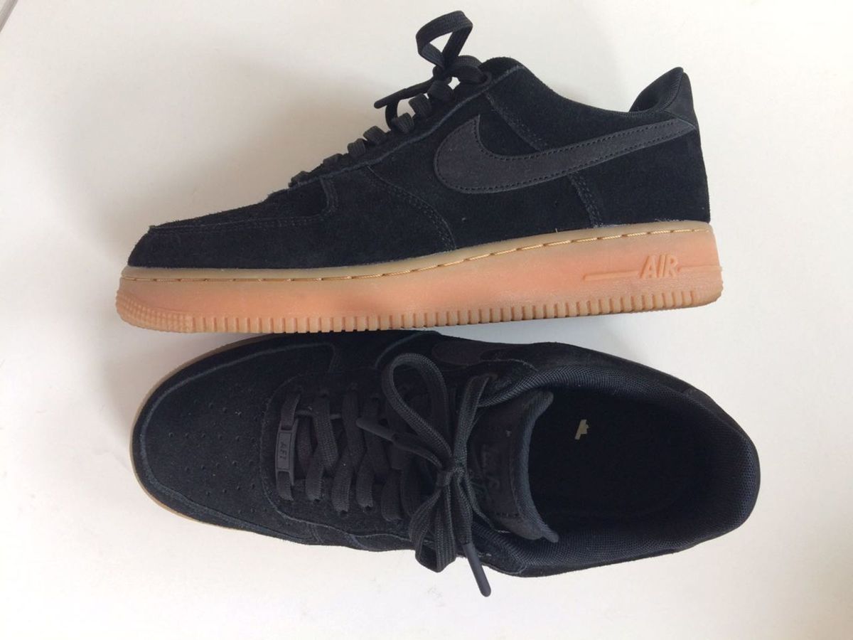 nike air force suede preto