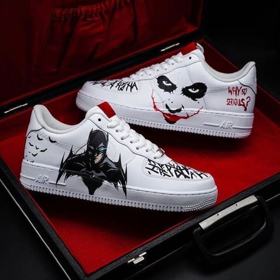 Tênis Nike Air Force 1 - Batman e Coringa! Joker And Batman | Tênis  Masculino Nike Nunca Usado 54563637 | enjoei