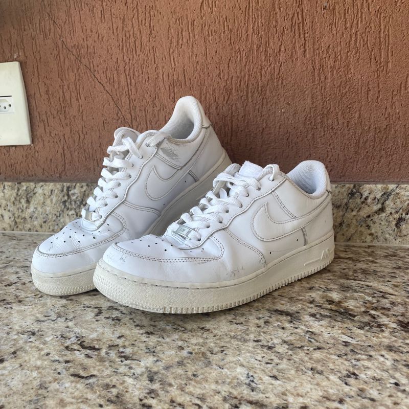 Tênis Nike Air Force Branco Tamanho 41 Tênis Feminino Nike Usado  100493502 enjoei