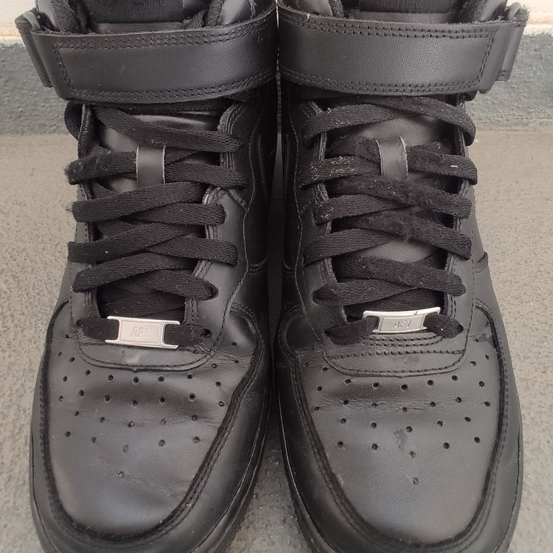 Nike air force 1 preto best sale cano alto