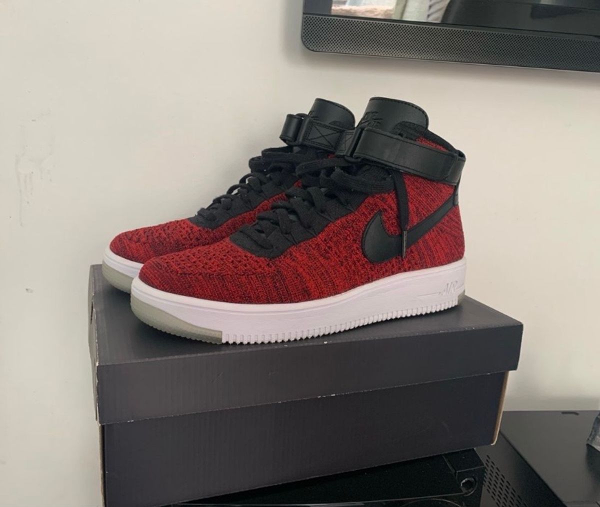 T nis Nike Air Force 1 Flyknit Mid Original T nis Masculino Nike