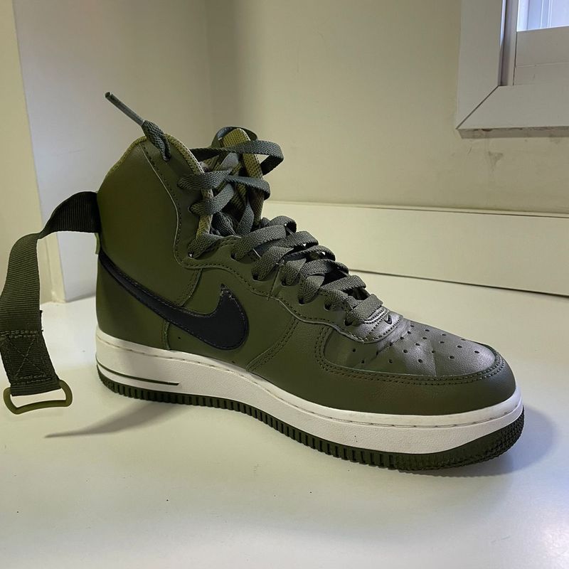 Nike Air Force 1 High Olive Hoops Pack
