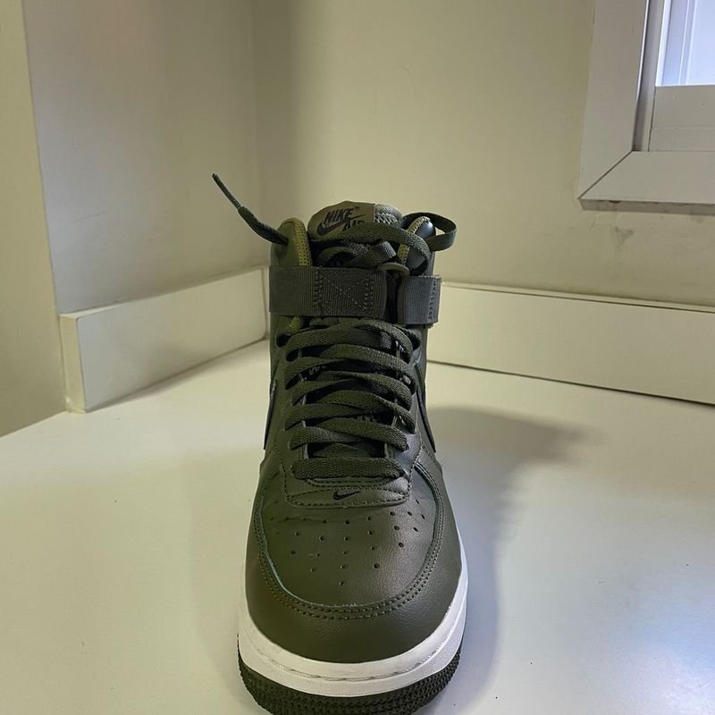 Nike Air Force 1 High Olive Hoops Pack