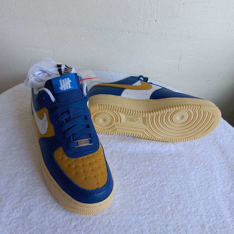 Nike air force 1 best sale low blue and yellow