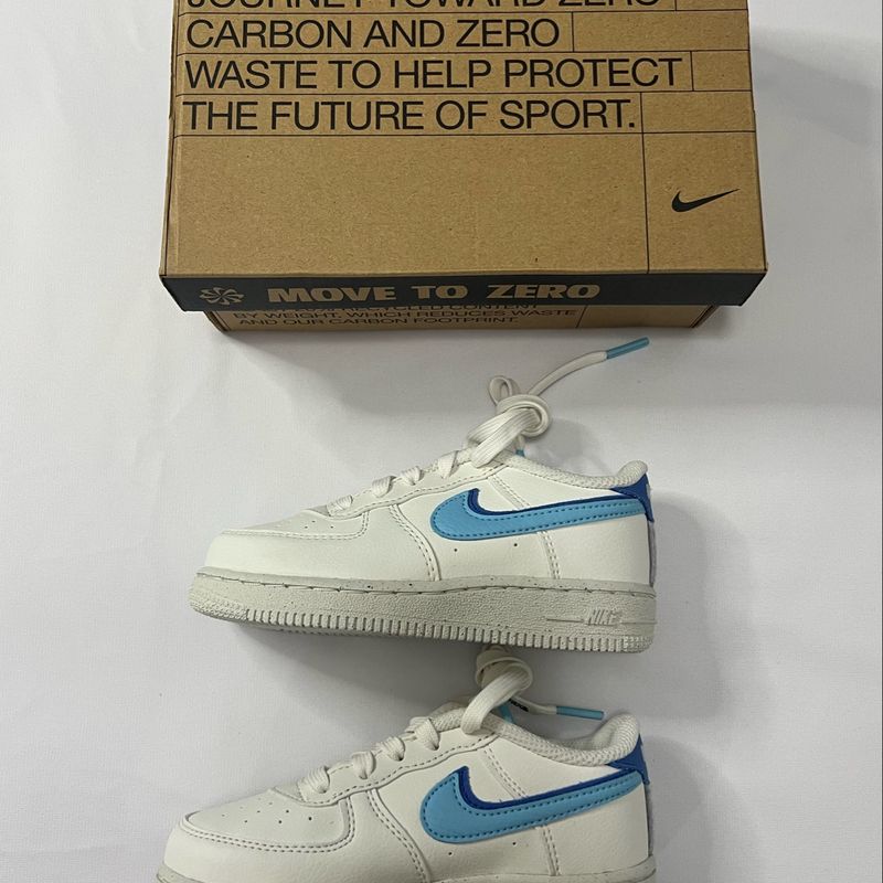 Nike air force 1 with best sale blue tick