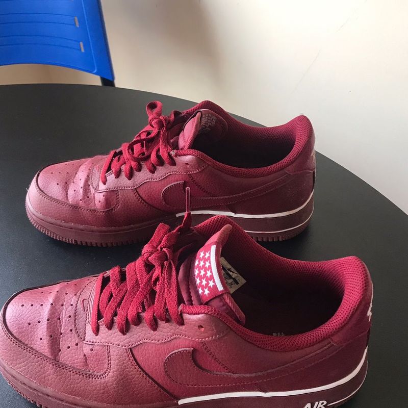 Tenis Nike Air Force Masculino Vinho Tênis Masculino Nike