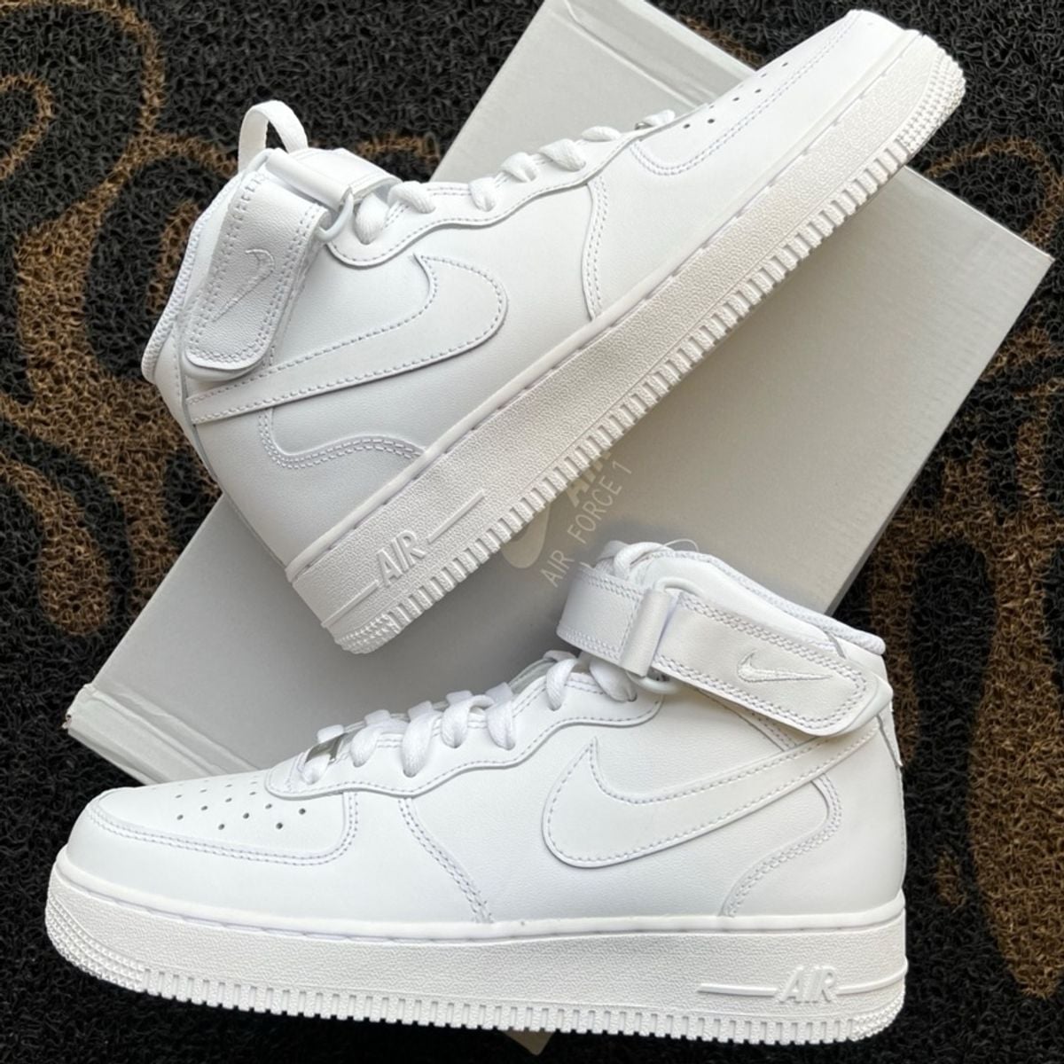 Tênis Nike Air Force 1 Mid Cano Alto Botinha Branco Novo Tamanho 38 ...