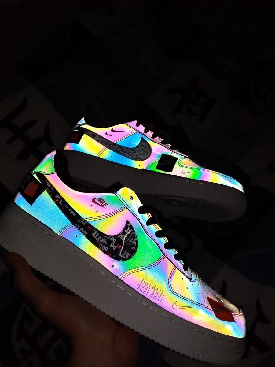 nike air force 1 refletivo