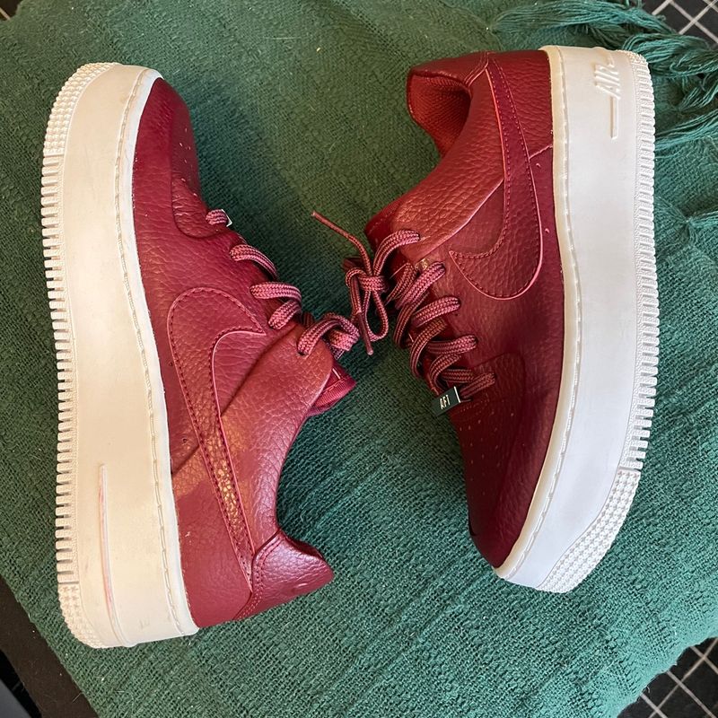 Tênis nike air force 1 sales sage lace low feminino rosa