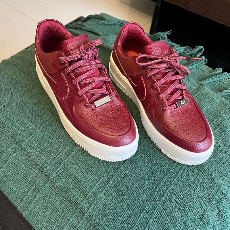 Tênis nike air force 1 hot sale sage lace low feminino rosa