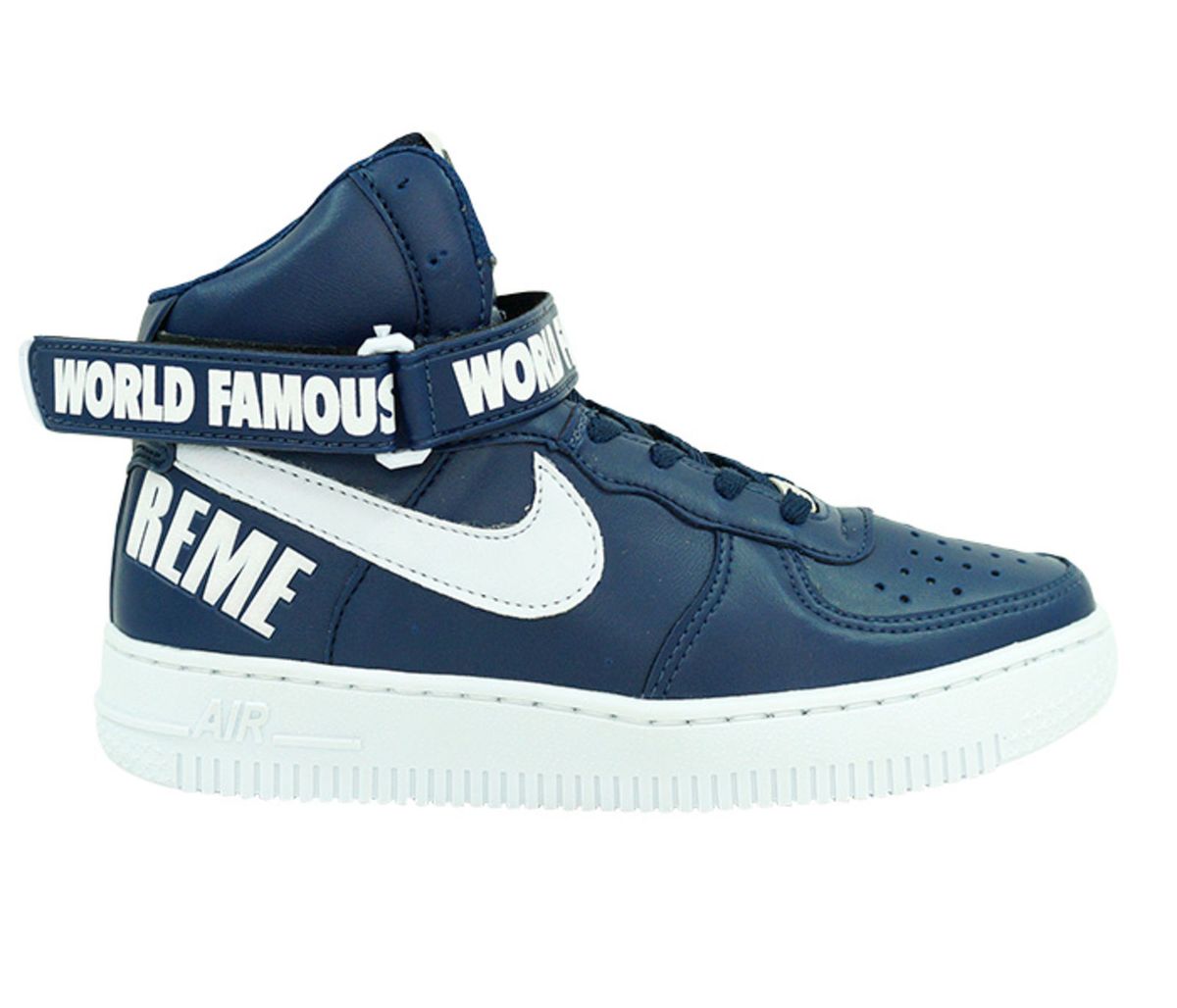 tenis nike air force world famous supreme bota cano alto