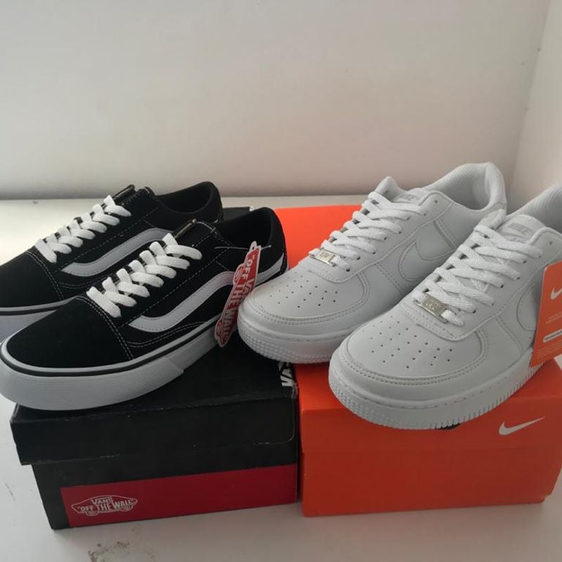 Vans old skool vs nike air force on sale 1