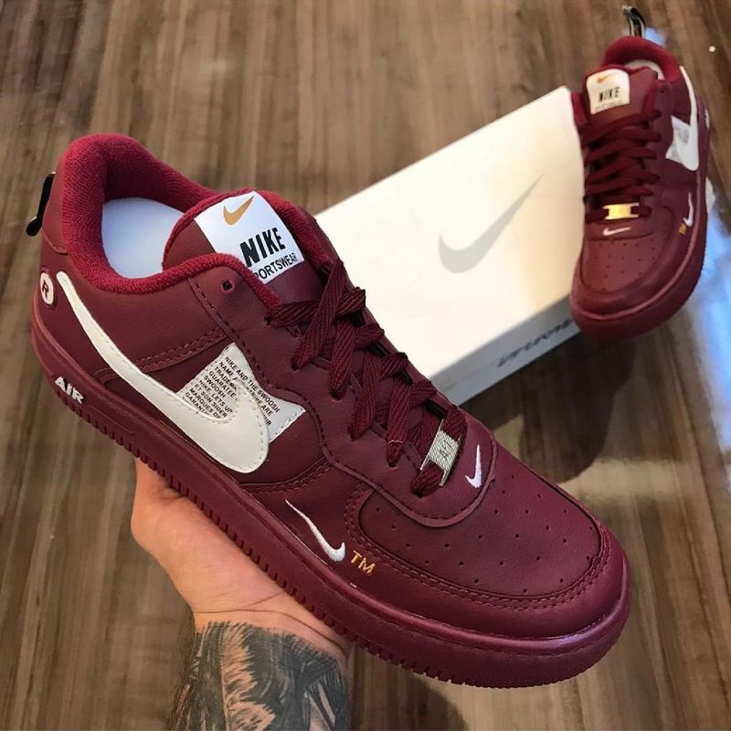 Tênis nike hot sale bordo